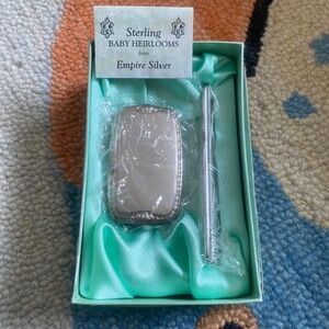*AS IS* Empire Sterling Boys Comb & Brush Set #2191
